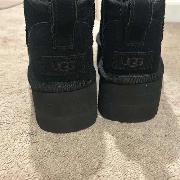 Black platform, UGGs - Picture 3 of 7